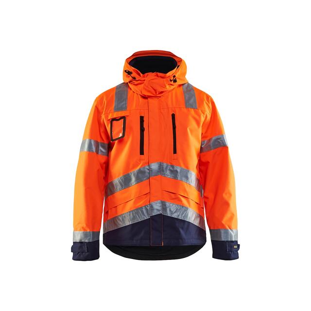 SKALJACKA 4837 1977 VARSEL VARSELORANGE/MARINBLÅ XS | Beijerbygg Byggmaterial