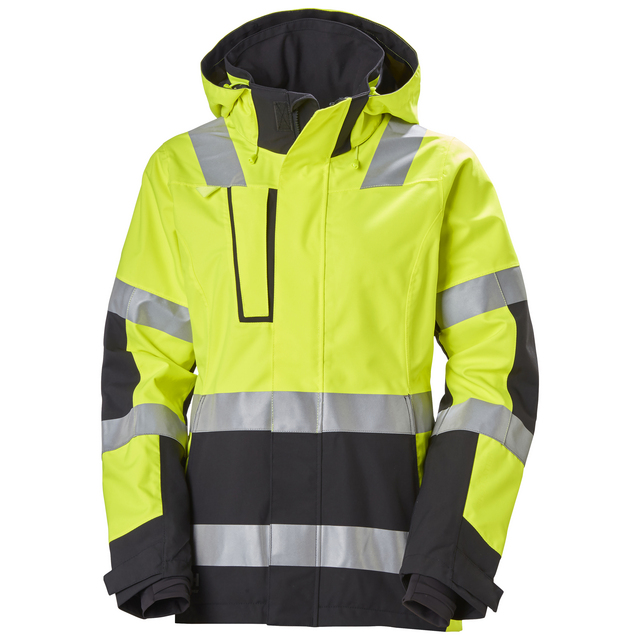 SKALJACKA W LUNA HI VIS GUL/EBONY EN ISO 20471 KL 2 XL | Beijerbygg Byggmaterial