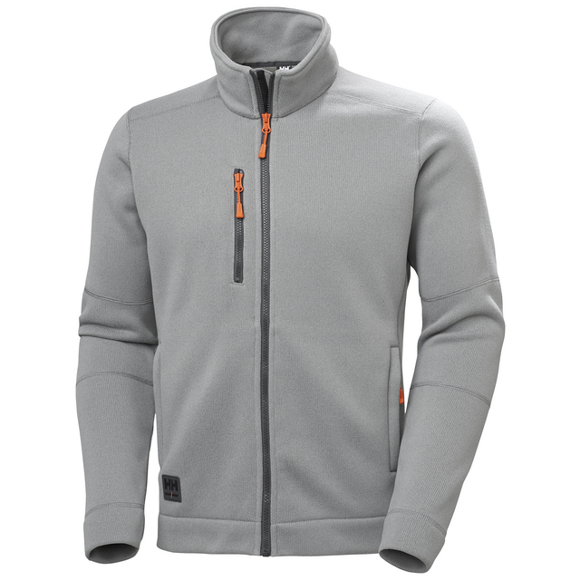 FLEECEJACKA KENSINGTON STICKAD POLARTEC LJUSGRÅ XL | Beijerbygg Byggmaterial