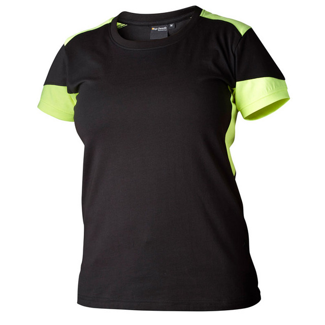 T-SHIRT DAM 211 SVART/GUL S | Beijerbygg Byggmaterial T-SHIRT DAM 211 SVART/GUL S | Beijerbygg Byggmaterial