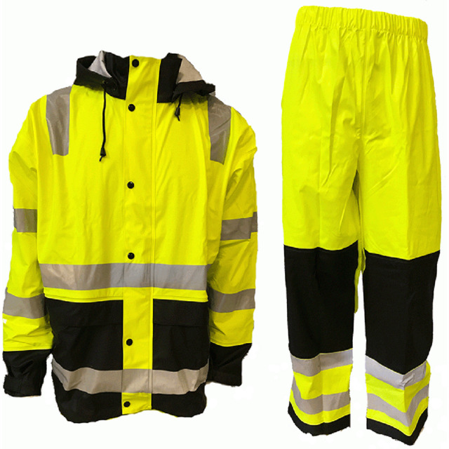 REGNSTÄLL ABEKO TONY GUL/SVART VARSEL KL 3 STL M | Beijerbygg Byggmaterial