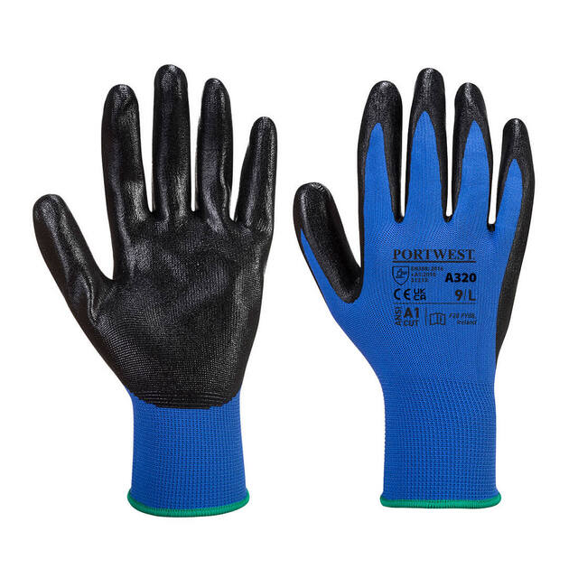 HANDSKE BLÅ/SVART 2XL NITRILBELÄGGNING | Beijerbygg Byggmaterial HANDSKE BLÅ/SVART 2XL NITRILBELÄGGNING | Beijerbygg Byggmaterial