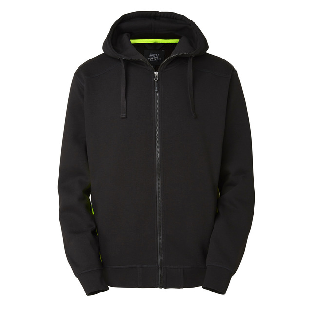 COLLEGEJACKA FRANKLIN SOUTH WEST SVART/GUL XL | Beijerbygg Byggmaterial