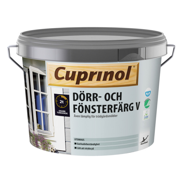 DÖRR-FÖNSTERFÄRG V BM 2,375L CUPRINOL | Beijerbygg Byggmaterial
