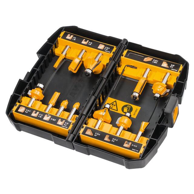 FRÄSSTÅLSSET  DT90016 12 DELAR | Beijerbygg Byggmaterial