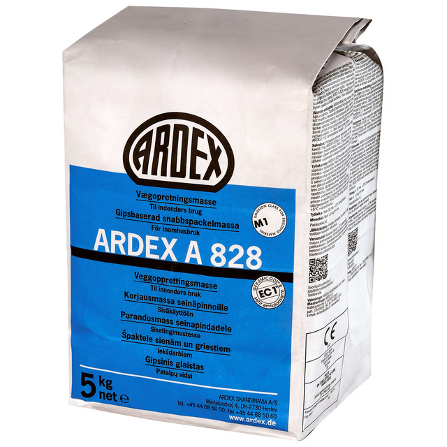 GIPSSPACKEL ARDEX A 828 5KG TORKTID 20 MIN | Beijerbygg Byggmaterial