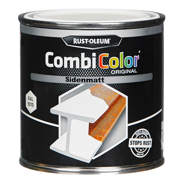 METALLFÄRG COMBICOLOR SIDENMATT VIT 250ML | Beijerbygg Byggmaterial METALLFÄRG COMBICOLOR SIDENMATT VIT 250ML | Beijerbygg Byggmaterial