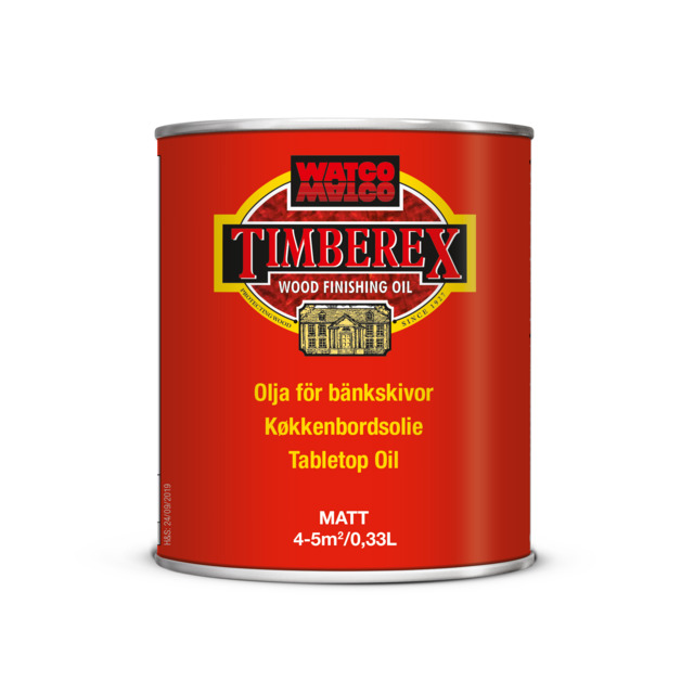 Timberex Olja för bänkskivor 0,33L | Beijerbygg Byggmaterial