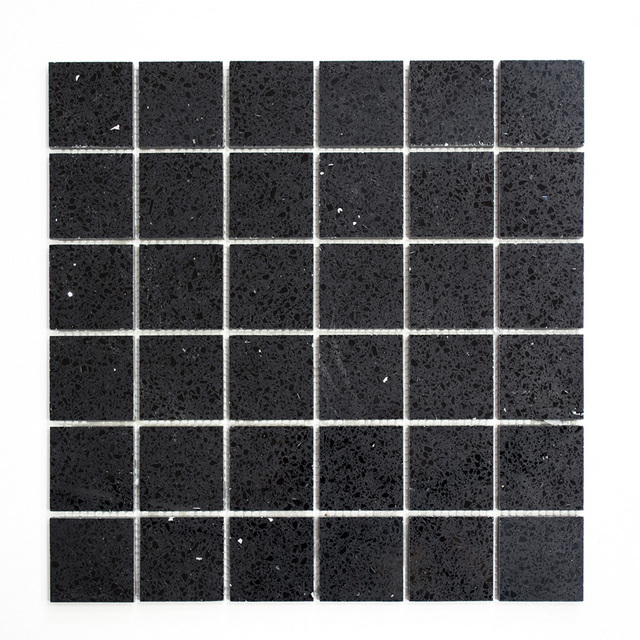 MOSAIK WS ARTIFICIAL SQUARE ARTIFICIAL BLACK 4,8X4,8X0,8 | Beijerbygg Byggmaterial