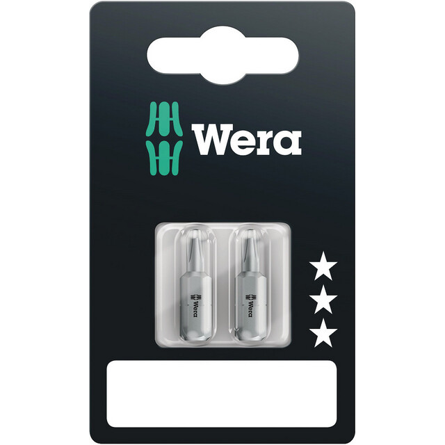 BITS PH2 RZ WERA 25MM 2-PACK | Beijerbygg Byggmaterial BITS PH2 RZ WERA 25MM 2-PACK | Beijerbygg Byggmaterial
