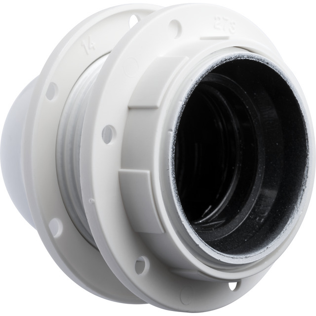 LAMPHÅLLARE E27 VIT/GÄNG/JORD (5) | Beijerbygg Byggmaterial