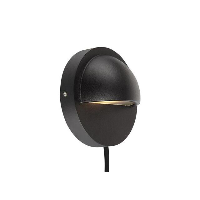 VÄGGLAMPA GARDEN 24 0,8W SVART | Beijerbygg Byggmaterial