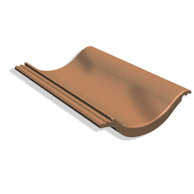 TAKPANNA EXKLUSIV 1-KUPA ANTIK T-RÖD STANDARD/SVART | Beijerbygg Byggmaterial