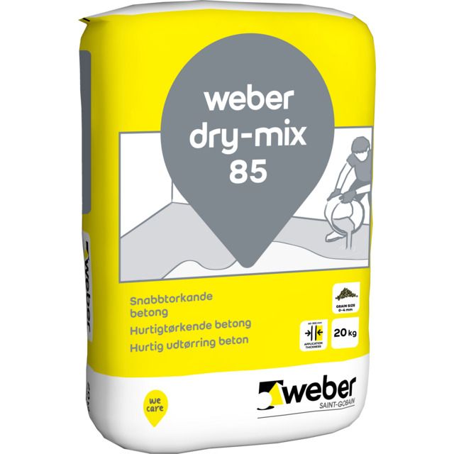BETONG SNABB DRY-MIX 85 20KG SNABBTORKANDE            (48) | Beijerbygg Byggmaterial