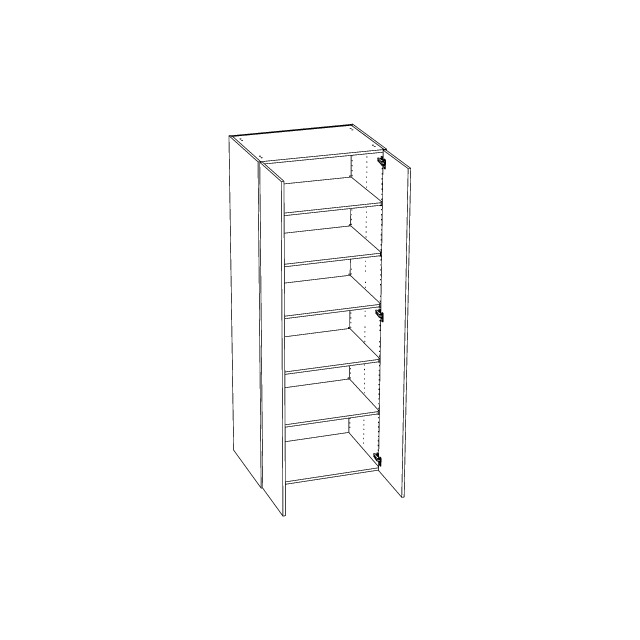 HÖGSKÅP 800 5HYLLOR H1950 HARMONI LSK8 | Beijerbygg Byggmaterial HÖGSKÅP 800 5HYLLOR H1950 HARMONI LSK8 | Beijerbygg Byggmaterial