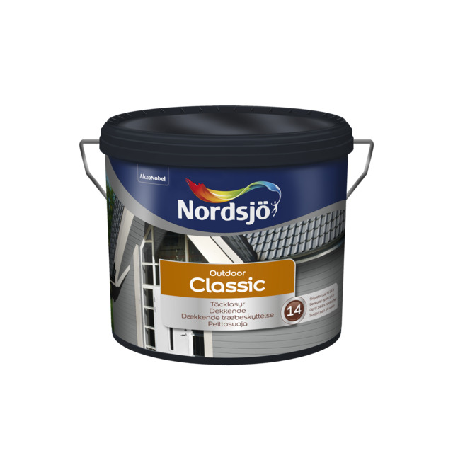 TRÄFASADFÄRG CLASS SVA 337 10L NORDSJÖ UTOMHUS SVART | Beijerbygg Byggmaterial