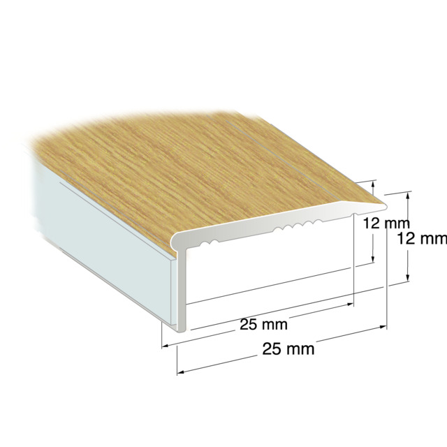 TRÖSKELLIST EK 25X12MM 200CM NR184 SJÄLVHÄFTANDE     (12) | Beijerbygg Byggmaterial