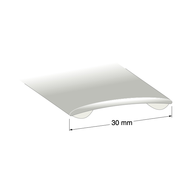 SKARVLIST 30MM SILVER 200CM NR13 SJÄLVHÄFTANDE      (12) | Beijerbygg Byggmaterial