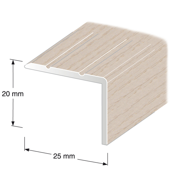 TRAPPNOS 25X20 VITKALK EK 1M NR 264 SJÄLVHÄFT        (12) | Beijerbygg Byggmaterial