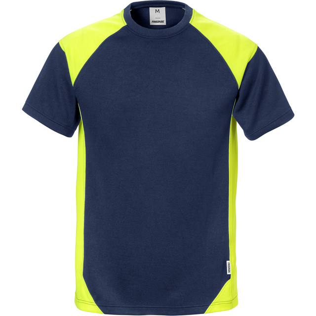 T-SHIRT 7046 THV MARIN/VARSELGUL STL M | Beijerbygg Byggmaterial T-SHIRT 7046 THV MARIN/VARSELGUL STL M | Beijerbygg Byggmaterial
