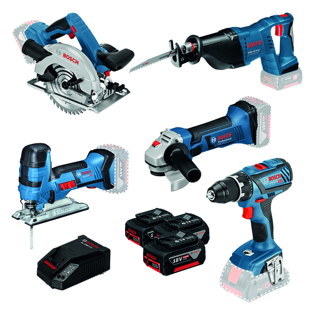 SET 18V GSR/GST/GWS/GKS/GSA 3X4,0AH | Beijerbygg Byggmaterial