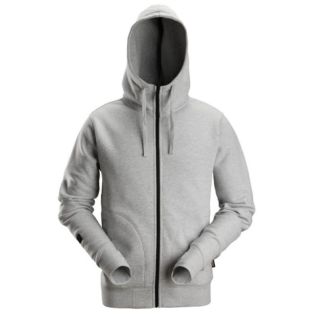 HOODIE FULL ZIP AW GRÅMELERAD STL XXL | Beijerbygg Byggmaterial