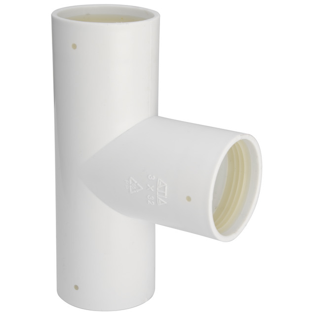 T-RÖR VIT 32MM ABS M GUMMITÄTNING | Beijerbygg Byggmaterial