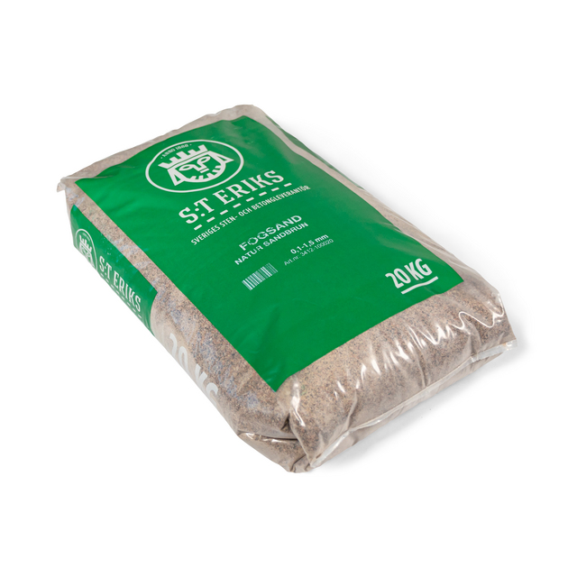 Fogsand 0,1-1,5 mm 20 kg, sandbrun | Beijerbygg Byggmaterial Fogsand 0,1-1,5 mm 20 kg, sandbrun | Beijerbygg Byggmaterial