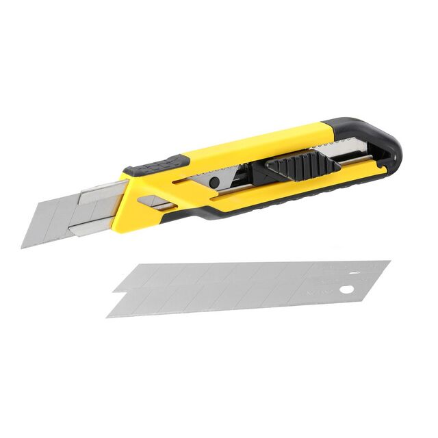 BRYTBLADSKNIV STHT10266 18MM PLAST AUTO LOCK | Beijerbygg Byggmaterial BRYTBLADSKNIV STHT10266 18MM PLAST AUTO LOCK | Beijerbygg Byggmaterial