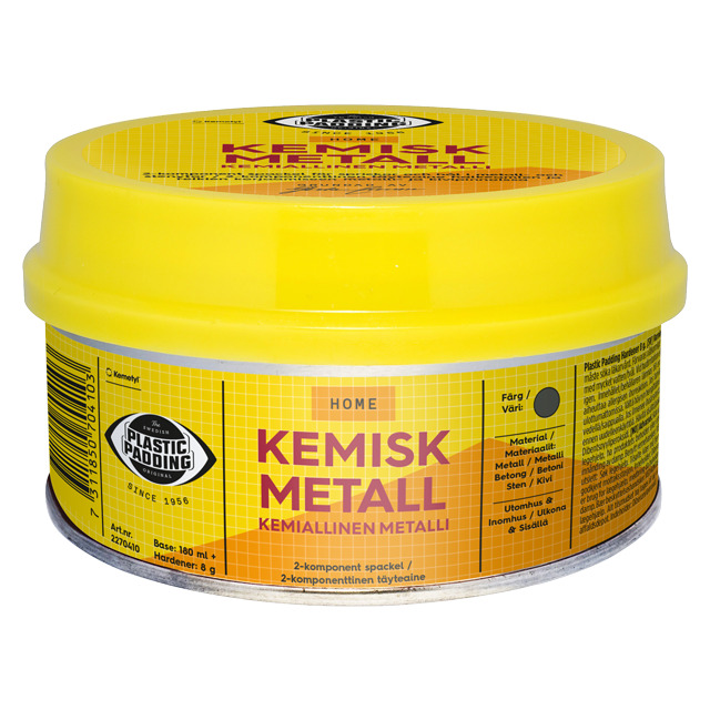 SPACKEL KEMISK METALL PLASTIC PADDING KEMISK METALL 0,18L | Beijerbygg Byggmaterial
