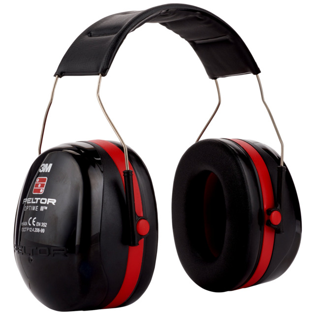 Peltor Optime III Cuffie Antirumore Professionali - Protezione Udito Industriale Con Attenuazione 35 DB