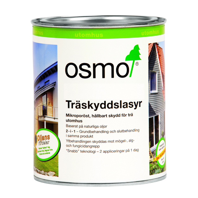 TERRASS&TRÄSKYDDSLASYR 900 OSMO VIT 0,75L | Beijerbygg Byggmaterial
