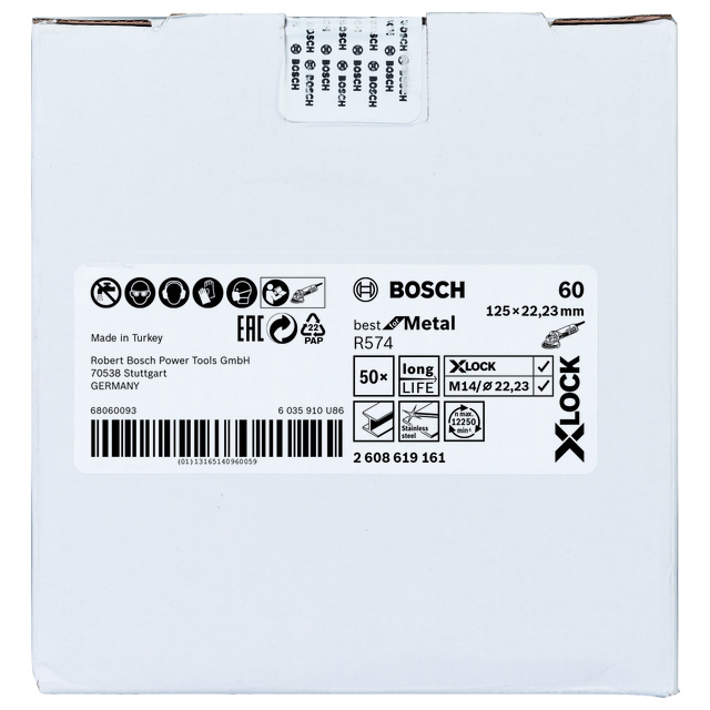 FIBERSLIPSKIVA XL K60 125MM BFM | Beijerbygg Byggmaterial