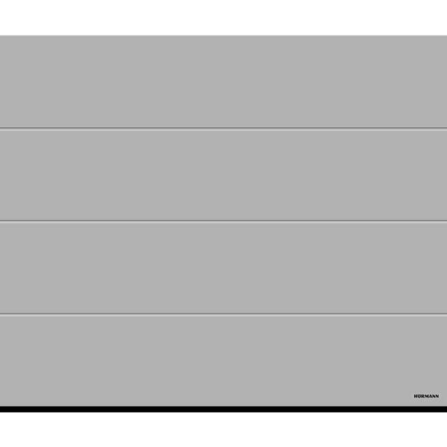 TAKSKJUTPORT RENOMATIC PLANAR RAL 9006 2375X2000MM | Beijerbygg Byggmaterial