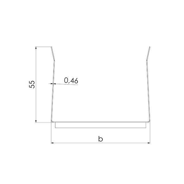 STÅLSKENA SKP45/55 2500 GYPROC            (8/128) | Beijerbygg Byggmaterial